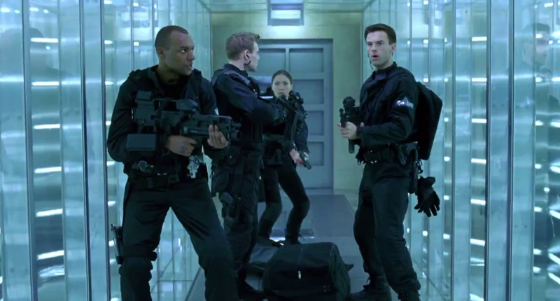 They are all panicked as they are not sure they signed up for the right movie....